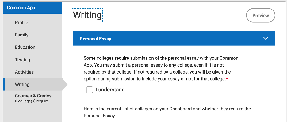 Common App