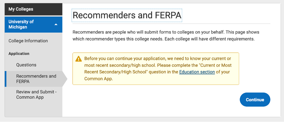 Common App