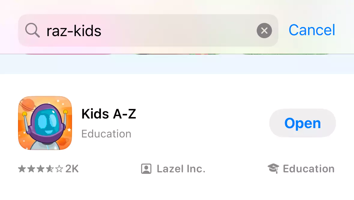 Razkids家长：孩子在中国大陆用iPhone/iPad如何使用RazKids