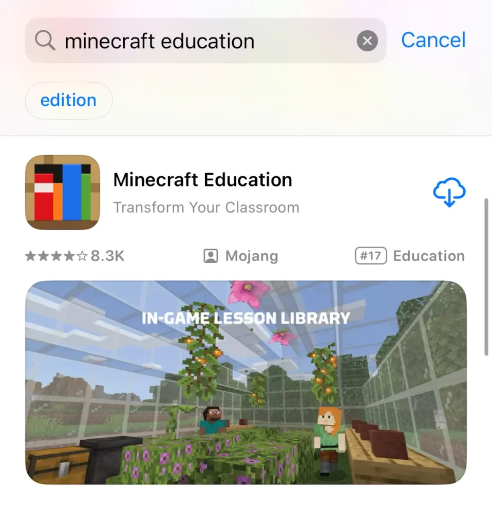 中国大陆iPhone/iPad 安装 Minecraft 我的世界教育版 – AppleID